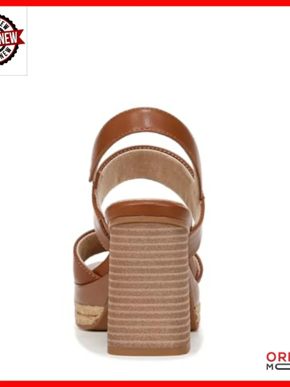 Slingback Heeled Sandals with Arch Support Platform Espadrille Details